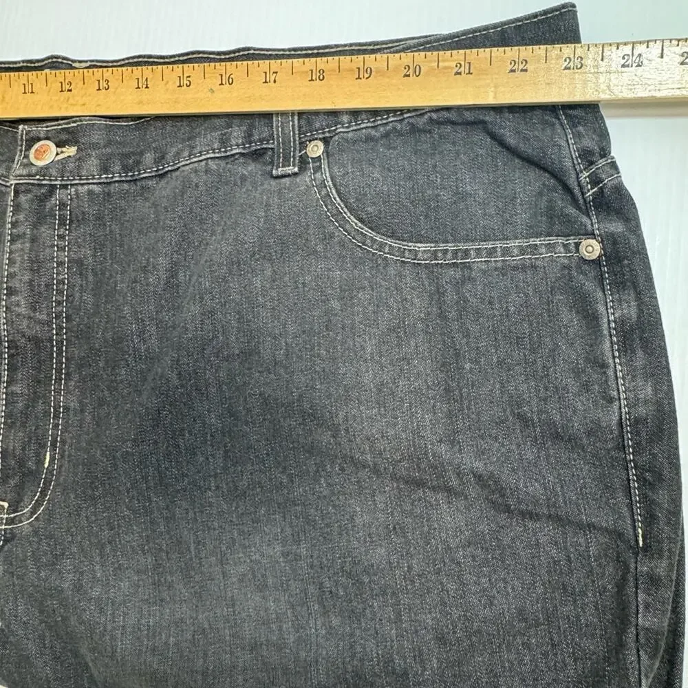 Avenue Blues Straight Leg Jeans High Rise Dark Wash Women 26 - Picture 7 of 13